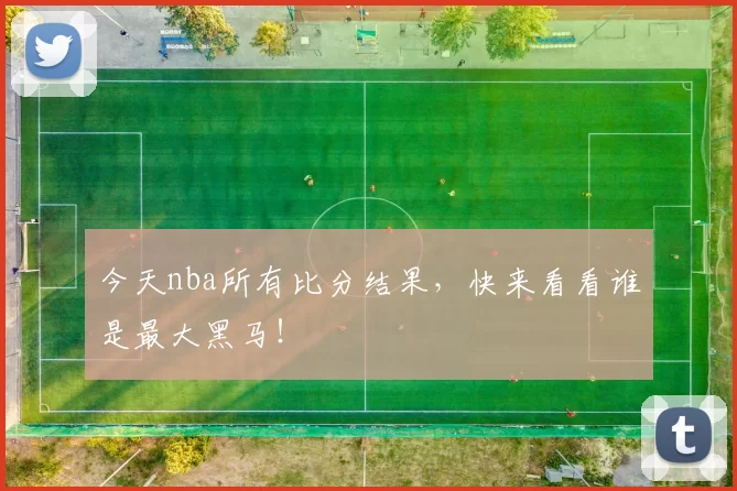 今天nba所有比分结果,快来看看谁是最大黑马!
